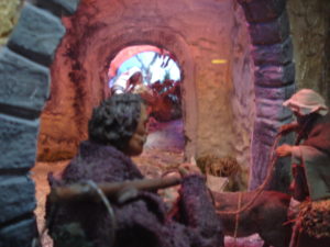 Diorama Natività in Paese- Scorcio
