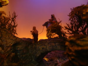 Diorama Fuga in Egitto al Tramonto